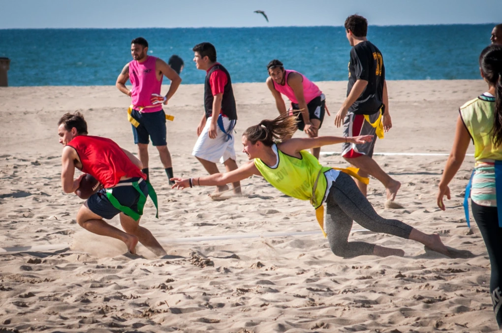 beach flagfootball