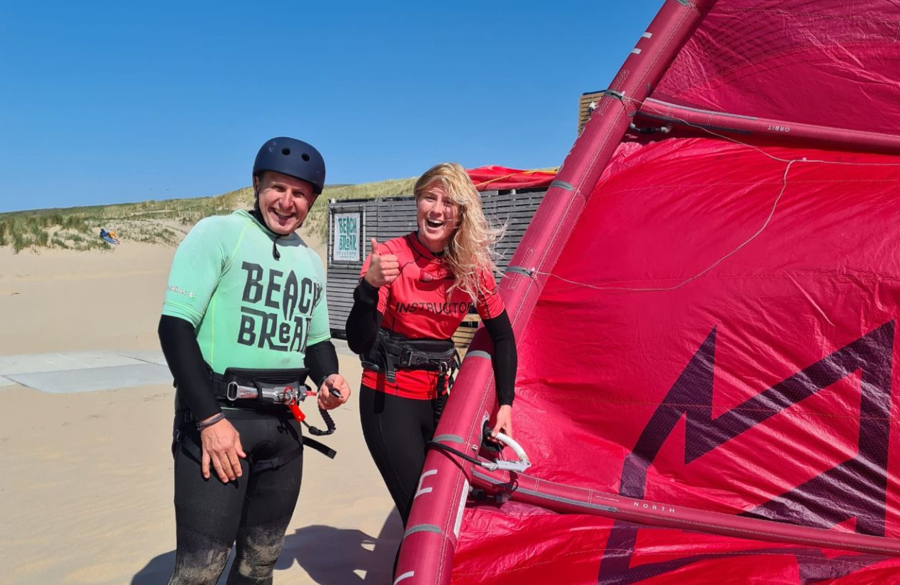 priveles kitesurfen beachbreak noordwijk